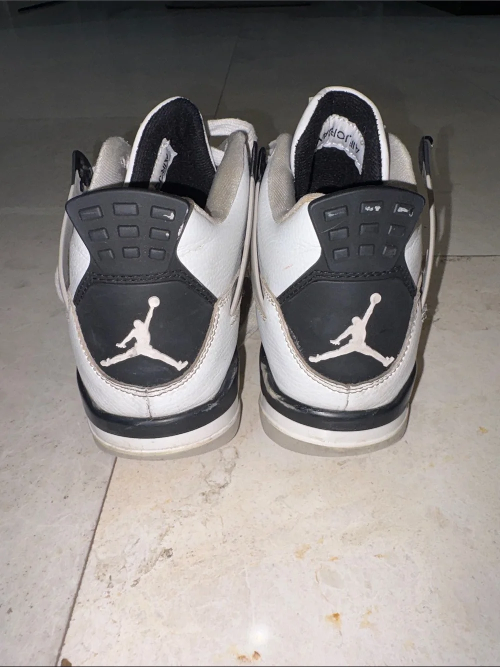 Jordan Men's Sneakers - White & Black